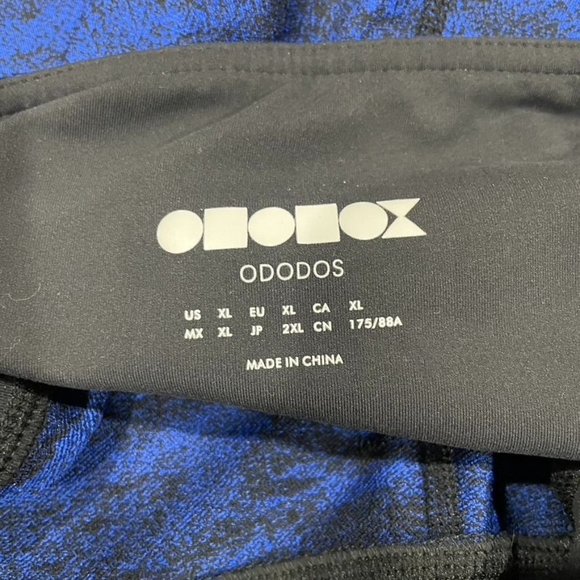 Ododos Women's Workout/Yoga Pants//Leggings Size XL Blue/Black - Picture 4 of 4